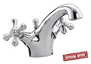 Bristan K BAS C Colonial Mono Basin Mixer with Pop-Up Waste - Chrome
