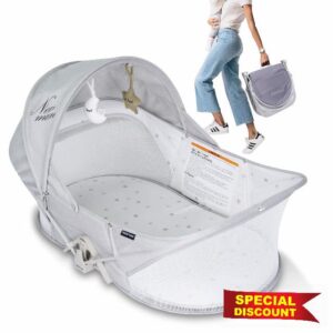 Beberoad Portable Baby Bed Travel Bassinet Foldable Infant Crib