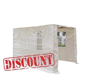 All Seasons Gazebos 3x2 Lightweight Side Panel Set Cream