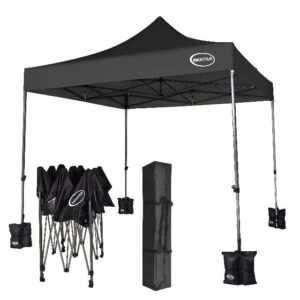 MAXIMUS HEAVY DUTY POP UP GAZEBO 3m x 3m COMMERCIAL MARKET STALL WITH 4 WEIGHT BAGS (No Walls