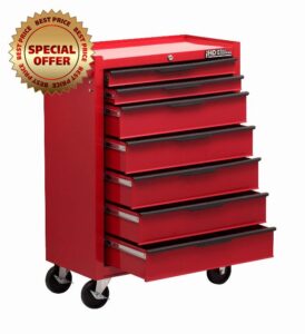 Hilka Heavy Duty 7 Drawer Trolley with Ball Bearing Slides