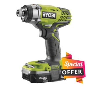 Ryobi R18ID3-0 ONE+ 18V 3-Speed Impact Driver (Body Only)
