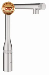 Grohe Essence 31615DC0 Sink Mixer Tap with SmartControl Supersteel