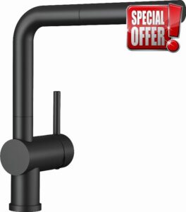 BLANCO 525807 Linus-S Matte Black Kitchen Tap