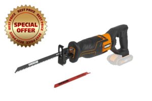 WORX WX500.9 18V (20V MAX) Cordless Reciprocating Saw - (Tool only - Battery & Charger Sold Separately)