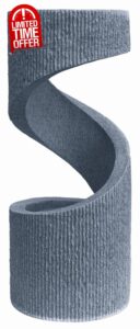 Ivyline Outdoor Spiral Water Feature in Light Grey - UV Stable