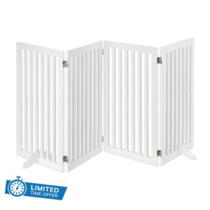 Relaxdays Wooden Safety Barrier