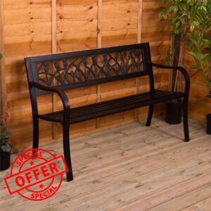 Garden Vida Steel Garden Bench