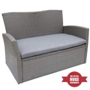 C-Hopetree Outdoor Loveseat Sofa Chair for Outside Patio or Garden
