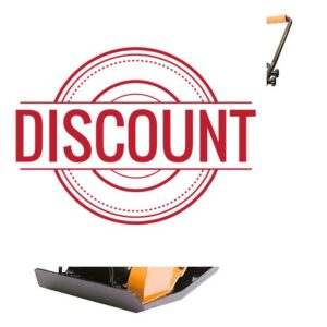 Evolution Hulk Compactor Plate Petrol - 230V Domestic Use - Ideal For Levelling Pavement