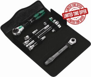 Wera Kraftform Kompakt Zyklop MS1 Metal/Speed 1/4in Set of 8