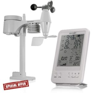 Bresser Weather Station 5-in-1 with Outdoor Sensor and German DCF Radio Control Clock and Manual Mode For UK