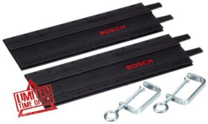 2-Piece Guide Rail / 350 mm / Plastic with Screw Clamps for PKS 55 A