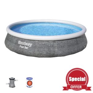 Bestway 13 ft x 33 Inch/ 3.96 m x 84 cm Pool Set Fast