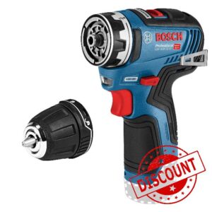 Bosch Professional 12V GSR 12V-35 FC Cordless Drill/Driver (with GFA 12-B Drill Chuck Adapter