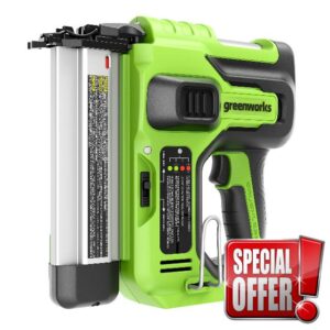 Greenworks GD24BN Cordless Brad Nailer