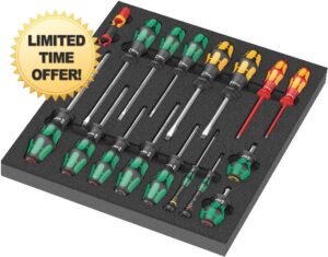 Wera 05150101001 9710 Foam Insert Screwdriver Set 1