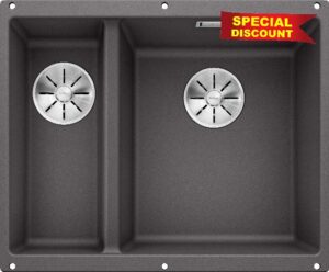 BLANCO SUBLINE 340/160-U 523 559 Kitchen Sink