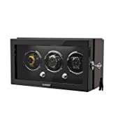 DUKWIN Automatic Watch Winder, Watch Winders with 4 Winder Positions and 6 Display Storage Spaces...