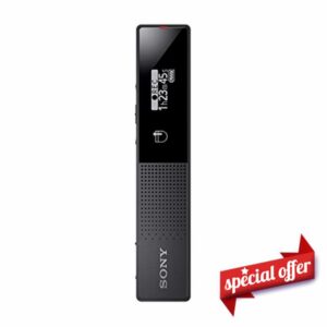 Sony ICD-TX660 lightweight and ultra-thin Digital Voice Recorder recording and 16GB built-in memory