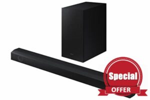 Samsung B550 Soundbar Speaker (2022) - 2.1ch Surround Sound Audio With 5 Speakers