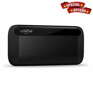 Crucial X8 4TB Portable SSD - Up to 1050MB/s - PC and Mac - USB 3.2 External Solid State Drive - CT4000X8SSD9