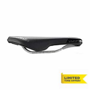 Selle Italia Watt Ti316 Superflow Saddle: Black/Black