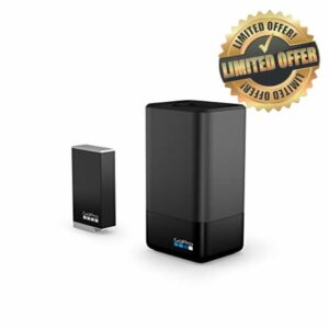 GoPro Dual Battery Charger + Enduro Battery (MAX) - Official GoPro Accessory