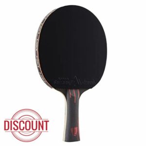 JOOLA Infinity Overdrive - Professional Performance Ping Pong Paddle with Carbon Kevlar Technology - Black Rubber on Both Sides - Competition Table Tennis Racket for Advanced Training - Extreme Speed