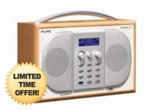 Pure Evoke 2 XT Wood/Silver Radio