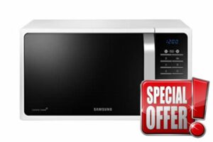 Samsung MS23F301TAW Solo Microwave with Healthy Cooking