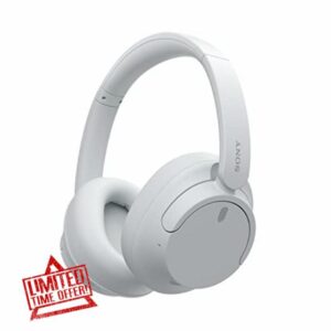Sony WH-CH720N Noise Cancelling Wireless Bluetooth Headphones - Up to 35 hours battery life and Quick Charge - White