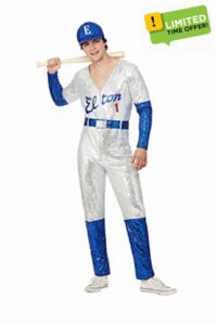 Smiffys Officially Licensed Elton John Deluxe Sequin Baseball Costume