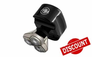 Skull Shaver Palm 3 Head Electric Razor for Men Face and Head Smooth Waterproof Cordless Rechargeable Electric Shave