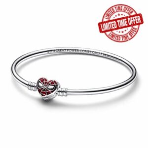 Pandora Damen-Armreif Spiderman Maske Silber 592324C01