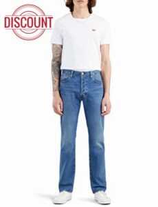 Levi's Men's 501 Original Fit Jeans Bulldog Indigo Mask (Blue) 34 3