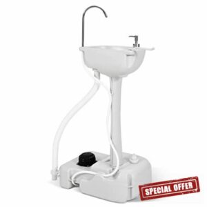 YITAHOME Portable Sink Camping Hand Washing Station with 17L Wash Basin Stand