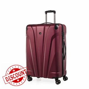 Gino Ferrari Ultra Strong Hard Shell 30 Inch Suitcase - Quasar with 8 Spinner Wheels | Hard Sided Fits Large Luggage | Weighs 4.6kg Cap 99.4L Heigh 77cm