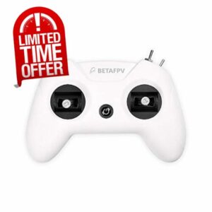 BETAFPV Literadio 2 SE Transmitter Remote Control Frsky FCC D16 with Built-in 1000mAh 1S Battery Compatible for FPV RC Racing Drones Quad Flight Simulator Joystick Calibration (Left Throttle-Mode 2)