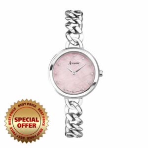 Accurist Jewellery 28mm Quartz Watch with Analogue Display and Stainless Steel Bracele