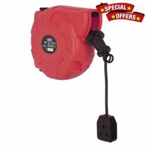 Sealey CRM101 Retractable Socket System Cable Reel