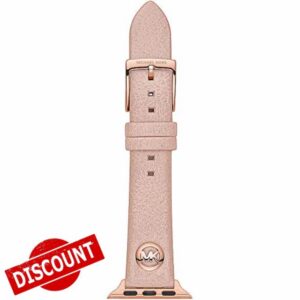 Michael Kors Women's 38/40mm Pink PVC Band for Apple Watch®