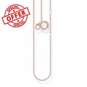 Thomas Sabo Women's Charm Necklace 925 Sterling Silver 38-45 cm Length