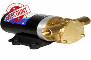 Jabsco 23680-4003 Water Puppy Pump Bronze Commercial Duty 12 Volt Boat Plumbing Item