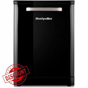 Montpellier 13 Place Settings Freestanding Dishwasher - Black            [Energy Class F]