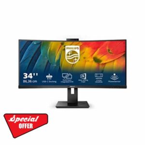 Philips Monitors Curved UltraWide display with USB-C dock 34B1U5600CH/