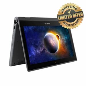 ASUS BR1100FKA-BP0043RA-3Y Hybrid (2-in-1) 29.5 cm (11.6) Touchscreen HD Intel® Celeron® N 4 GB DDR4-SDRAM 64 GB eMMC Wi-Fi 6 (802.11ax) Windows 10 Pro Grey