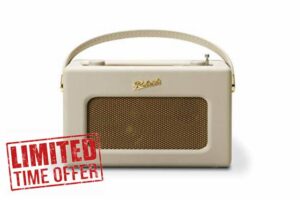 Roberts Revival iStream 3L DAB+/FM Internet Smart Radio with Bluetooth - Portable Radio - Pastel Cream