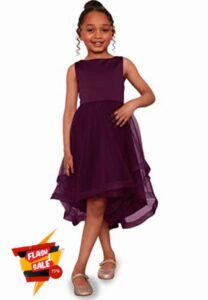 Chi Chi London Girl's Tulle Flowergirl Party Dress in Red Special Occasio