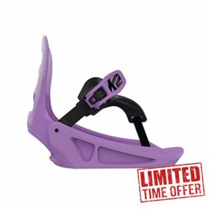 K2 Snowboarding Lil Kat 11F1017 Girls' Snowboard Bindings Purple S (EU: 33-36 / UK: 1-4 / Mondo: 200-230)
